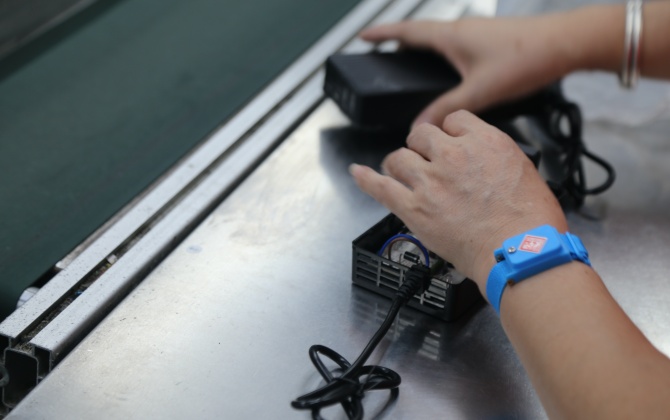 Custom battery charger assembly with PCBA, cables, connectors and polarity checks to match approved specifications.
