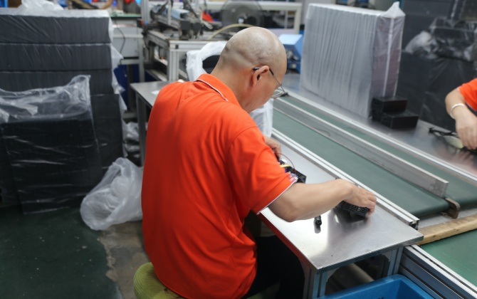 ODM battery charger potting or housing finishing for improved environmental durability and production consistency.