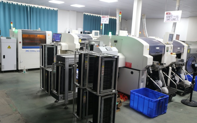 OEM battery charger manufacturing with SMT, assembly, testing, aging and potting for stable batch production.