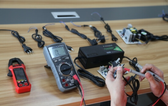 OEM battery charger connector, polarity and cable specifications verified against the approved order before shipment.
