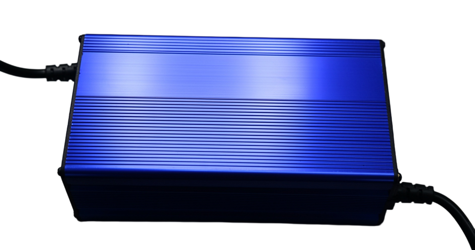 Linjia 48V 5A lithium electric motorcycle battery charger with configurable connector for OEM supply.