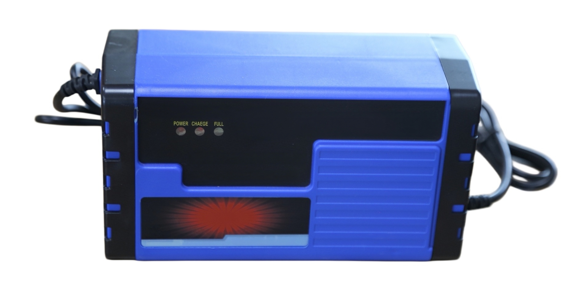 Custom 72V 10A lithium battery charger for 50–80Ah packs, matched to BMS, connector, cable and operating conditions.