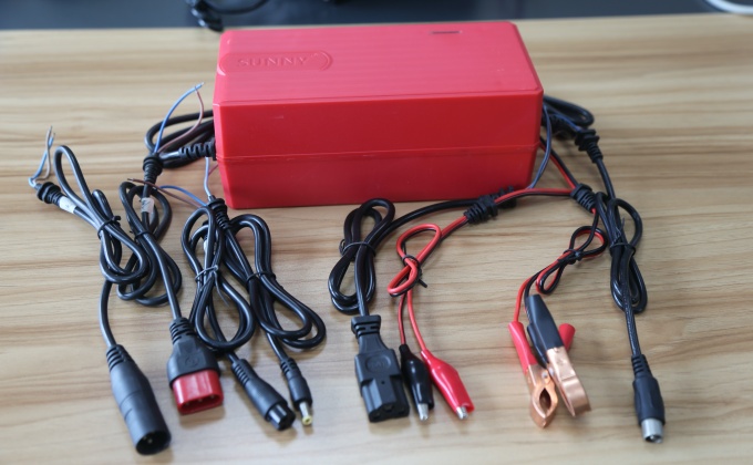 Custom battery charger cable and connector options for OEM projects
