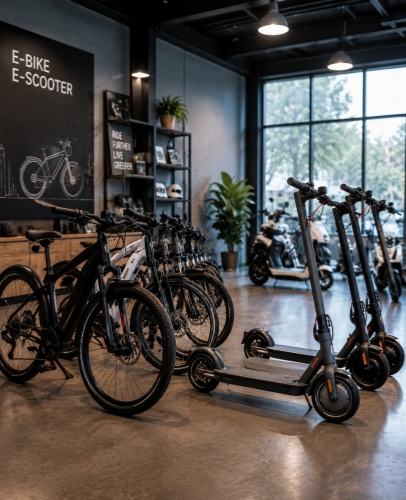 Custom battery chargers for E-bikes and electric scooters with battery, BMS, connector and regional plug matching.