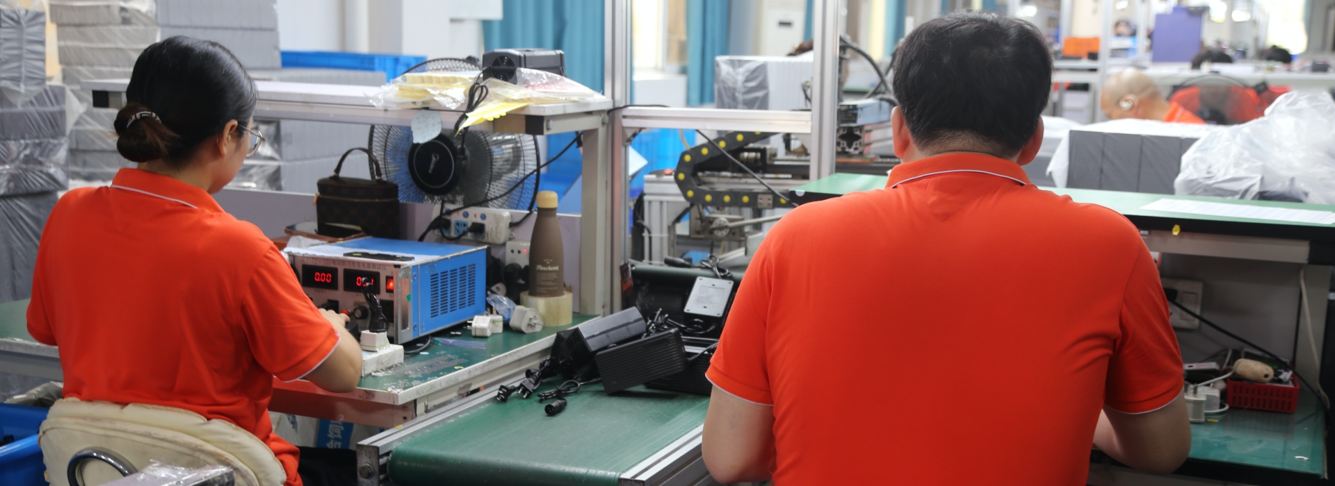 Linjia battery charger manufacturer supporting OEM and ODM projects for 6V–72V lead-acid and lithium applications.