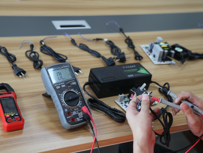 OEM battery charger connector matching with confirmed pinout, polarity and cable requirements before sample approval.
