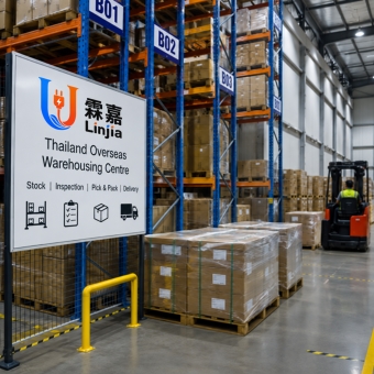 Linjia Thailand overseas battery charger warehouse supporting regional supply arrangements and project-based delivery.