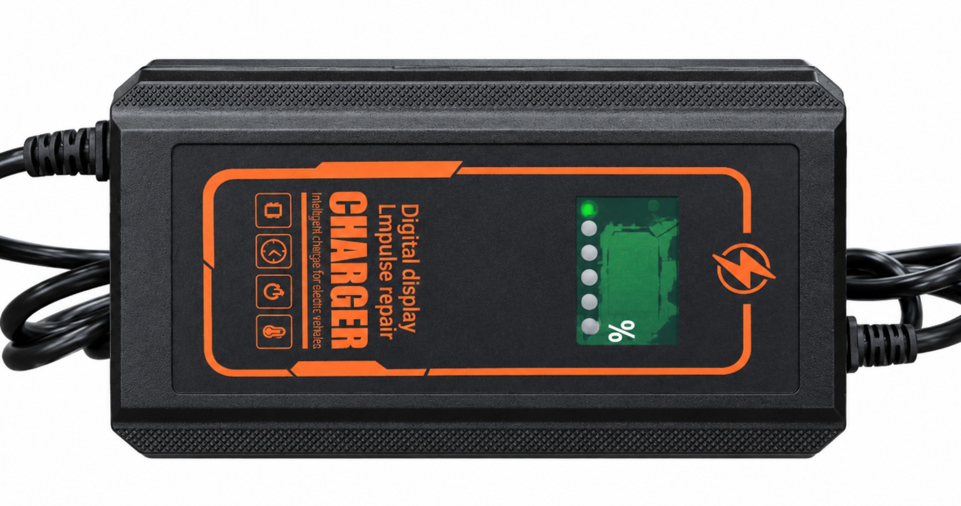Linjia MX4820 OEM battery-indicator charger with 2.8A output for selected 48V 17-24Ah lead-acid battery packs.